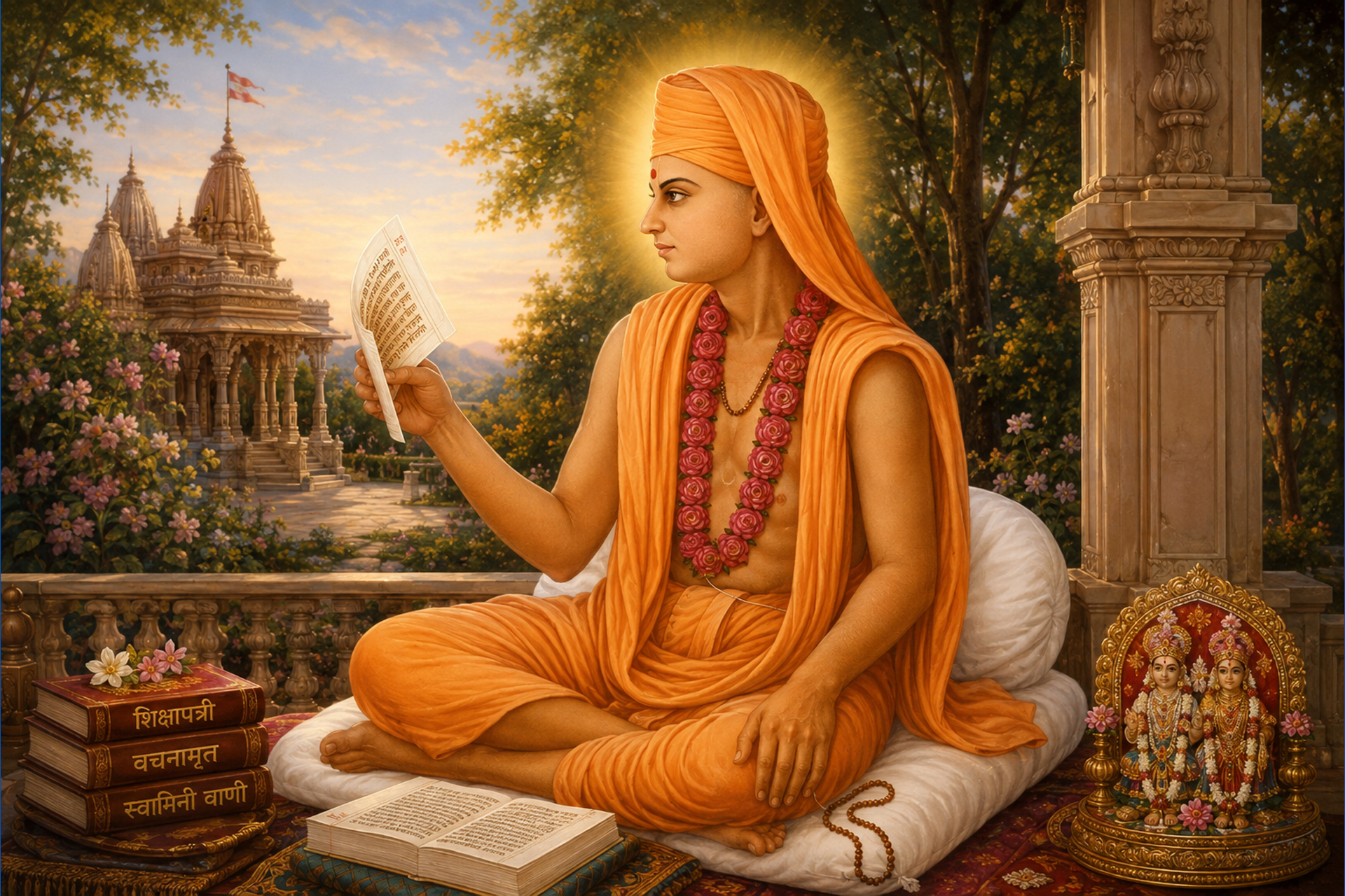 Parikha Dham temple premises and campus view
